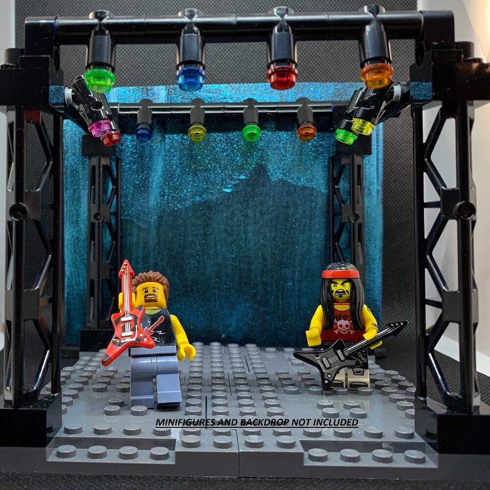 LEGO Concert Stage All New 100% Genuine Lego Parts Assembled Musician - Picture 2 of 4